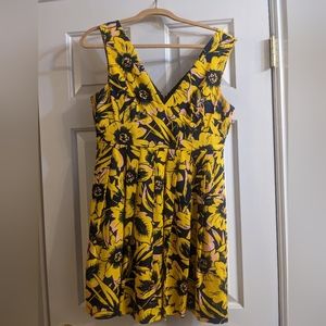J. Crew Floral Pique Dress